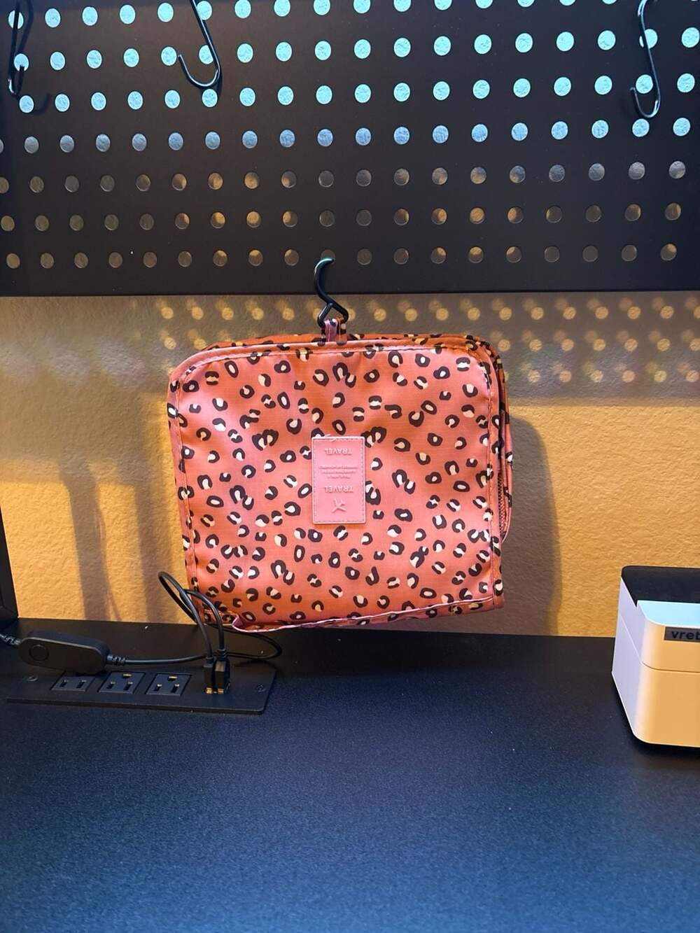 Makeup Bag Checkered Cosmetic Bag Large Travel Toiletry Organizer for Women Girl